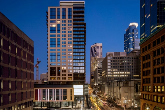 The Nic on Fifth - multifamily development, urban development, Minneapolis luxury development